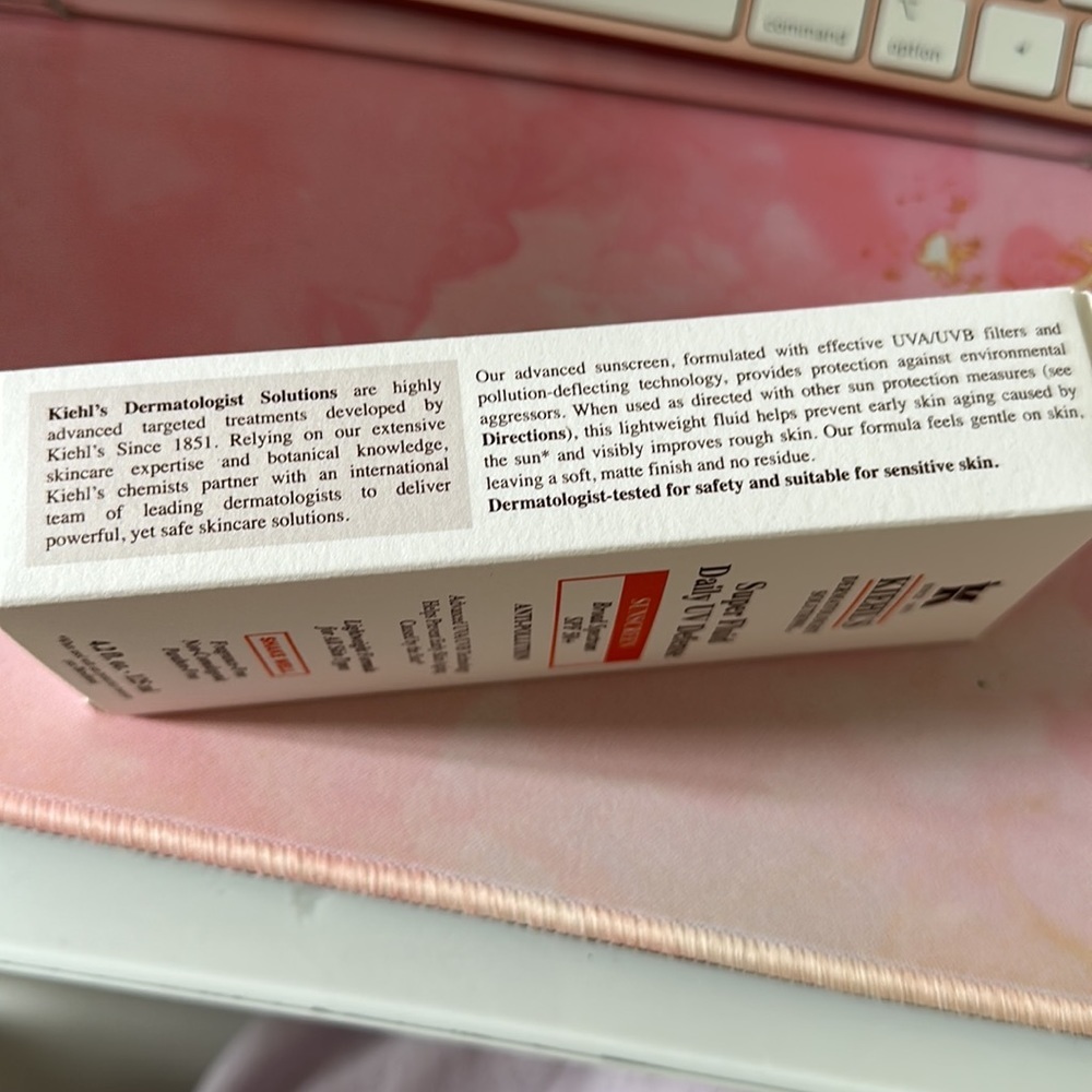 NEW Kiehls Super Fluid Daily UV Defense Sunscreen 50+ - Picture 3 of 4